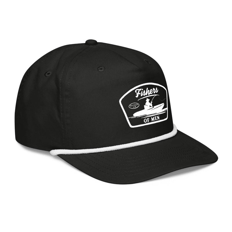 Matthew 4:19 Fishers of Men Rope Cap