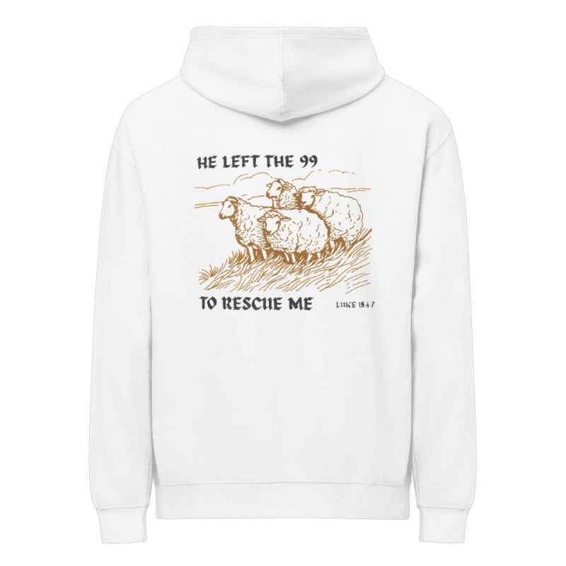Luke 15:4-7 He Left The 99 To Rescue Me Hoodie