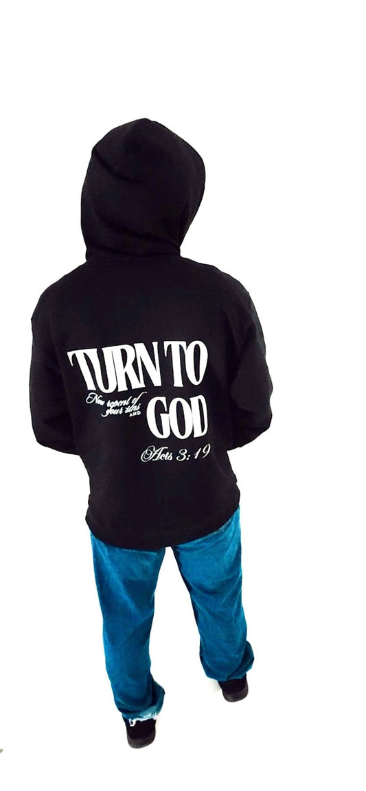 Acts 3:19 Turn To God Hoodie